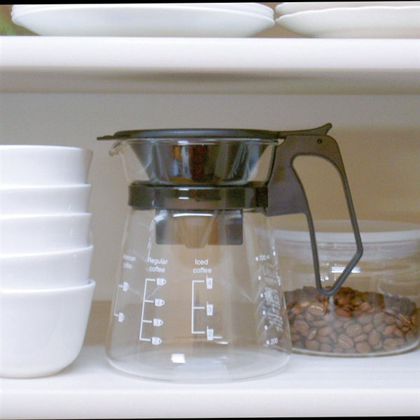 Iwaki Heat Resistant Glass Coffee Pot With Dripper - YOYO JAPAN