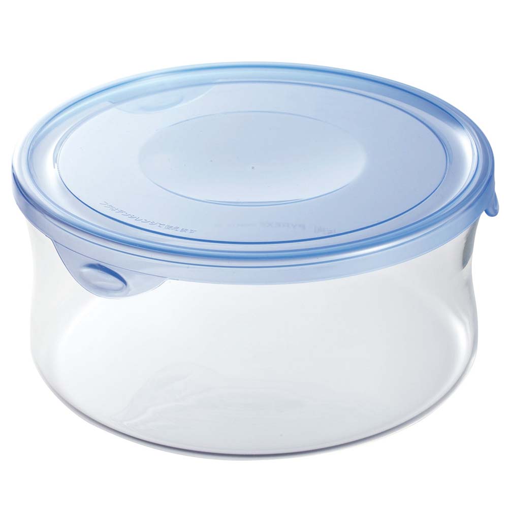Iwaki Heat Resistant Glass Food Container Round 1.3L - YOYO JAPAN