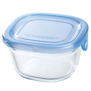 Iwaki Heat Resistant Glass Food Container Square 200ml - YOYO JAPAN