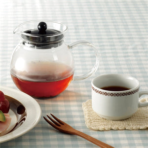 Iwaki Heat Resistant Glass Jumping Teapot - YOYO JAPAN