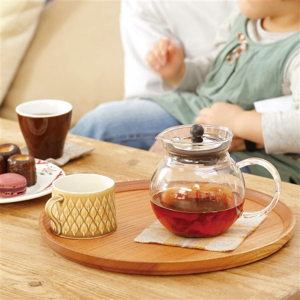 Iwaki Heat Resistant Glass Jumping Teapot - YOYO JAPAN