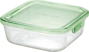 Iwaki Japan Heat Resistant Glass Storage Container Square M 800Ml Kc3247N-G - YOYO JAPAN