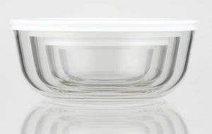 Iwaki Japan Kbc4160-W1 Heat Resistant Glass Storage Bowl 1.3L Pack - YOYO JAPAN