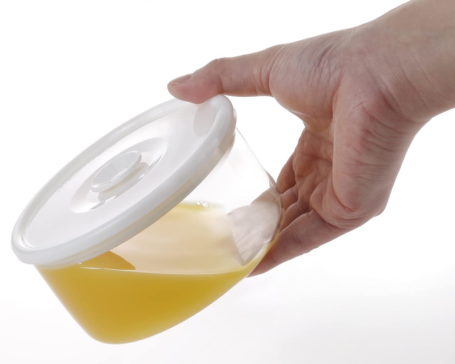 Iwaki Japan T714Mp-W Heat Resistant Glass Airtight Container 1.4L White Airtight Pack & Range - YOYO JAPAN