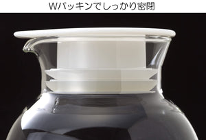 Iwaki Japan T7314V-W 1L Heat Resistant Glass Fruit & Vinegar - YOYO JAPAN