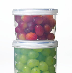 Iwasaki Industry B-2275Kn Japan Antibacterial Food Storage Container Quick Open Close Screw Top 1000 Deep - YOYO JAPAN