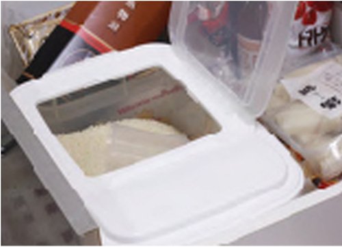 Iwasaki Industry 10Kg Japan Rice Bins For Drawers - Clear B-2897Pn - YOYO JAPAN