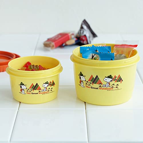 Iwasaki Industry 500Ml Snoopy Canister Storage Container - Made In Japan - YOYO JAPAN