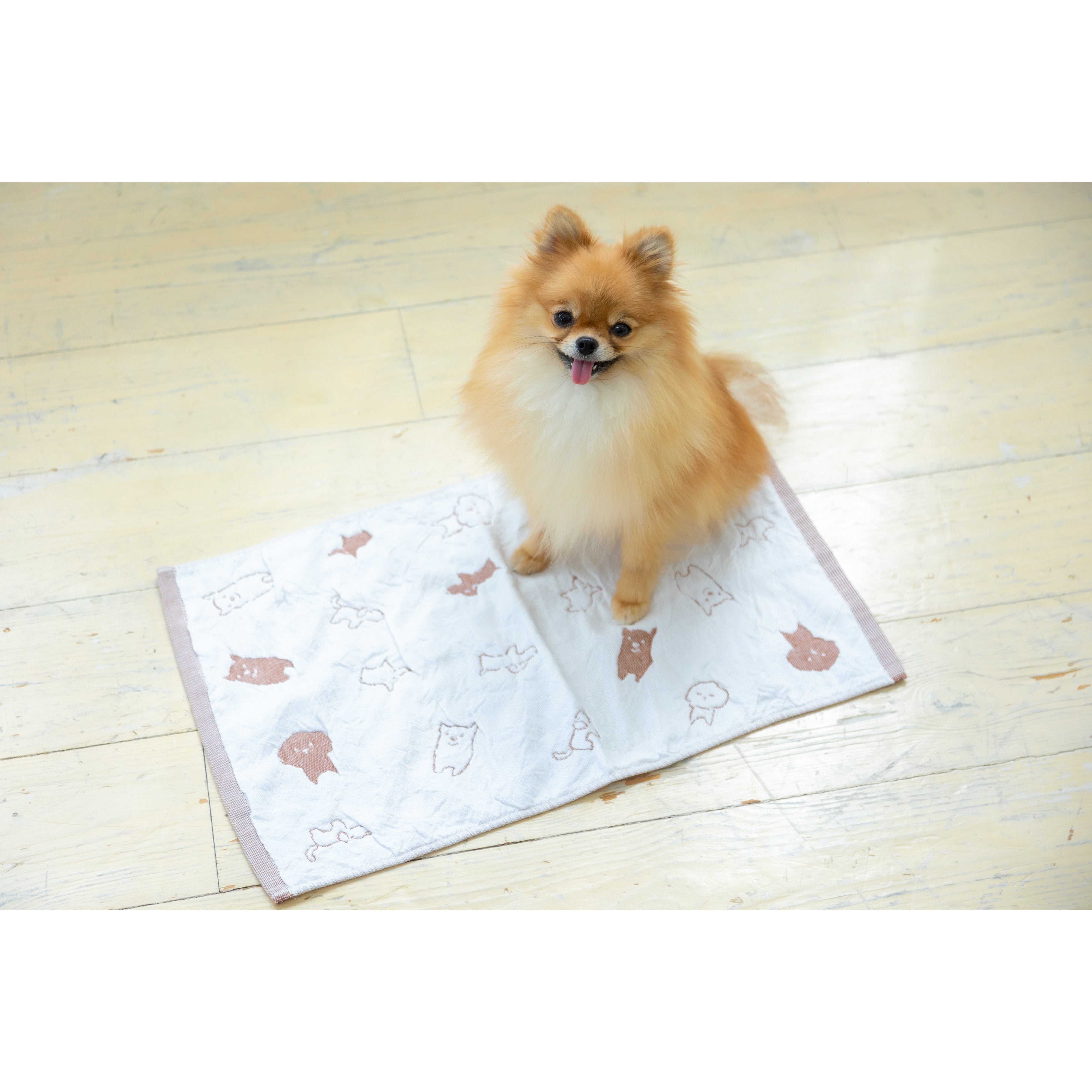 Jogan Pet Cool Mat Cooling Mat for Small Pets Brown 34 x 50 cm