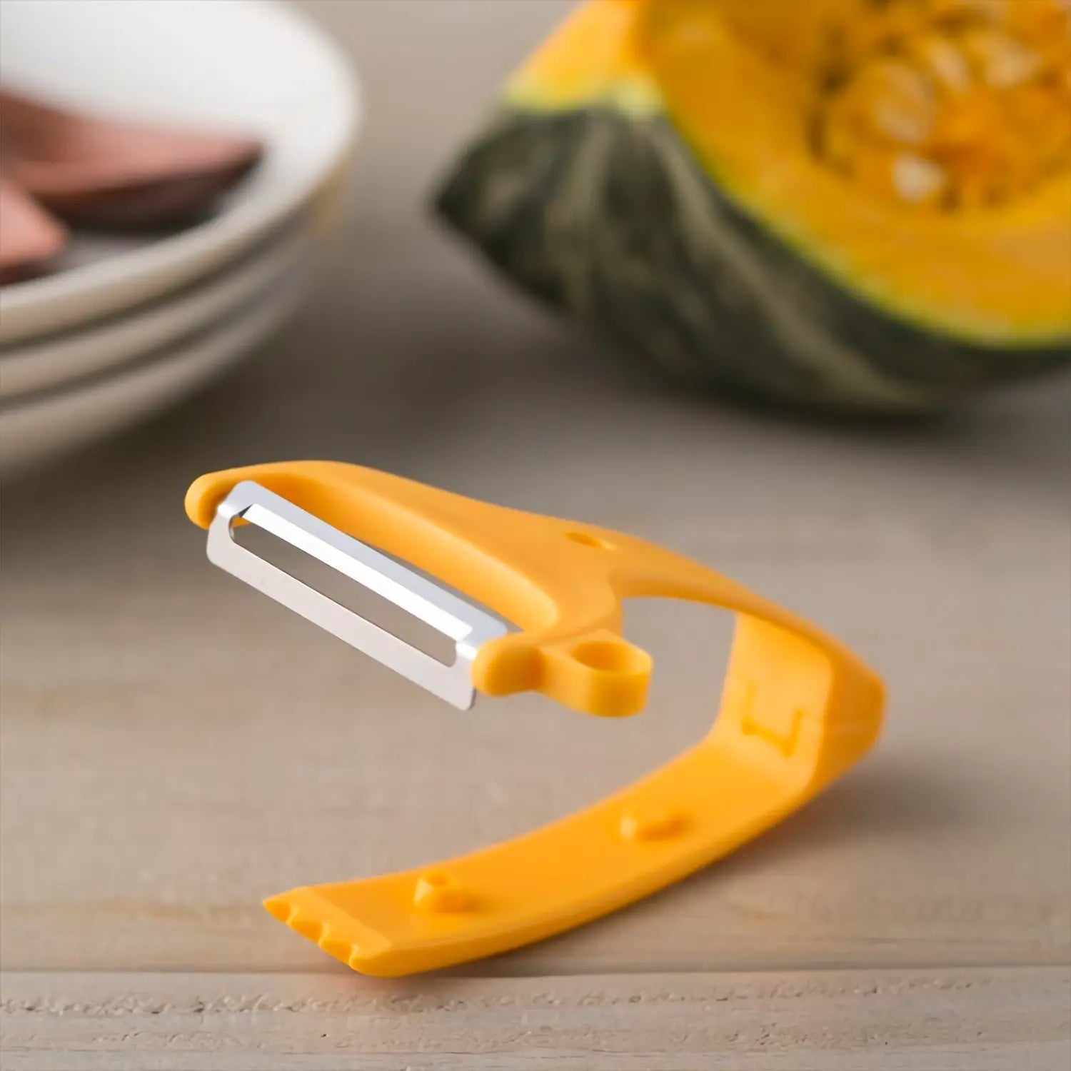 Kai Stainless Steel Peeler For Pumpkin