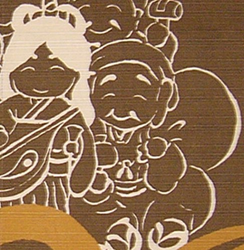 Maeda Dyeing Japan Seven Lucky Gods Engi Noren 037618 - YOYO JAPAN