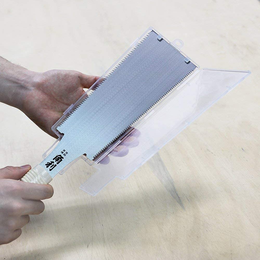Kakuri Sangyo 210Mm Double-Edged Saw From Japan In Plastic Case - YOYO JAPAN