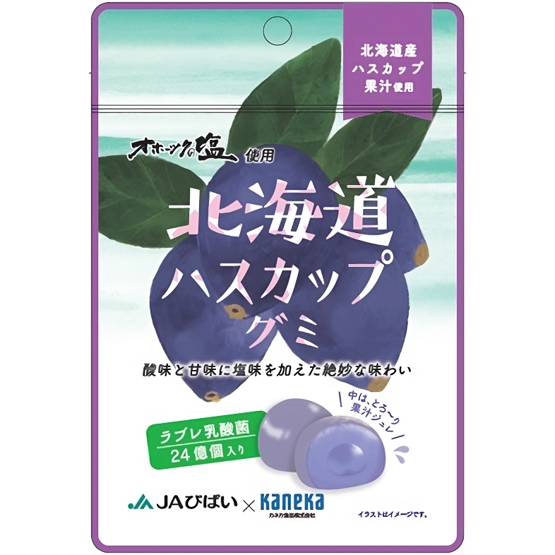 Kaneka Hokkaido Haskap Honeyberry Gummies 40g (Pack of 5)