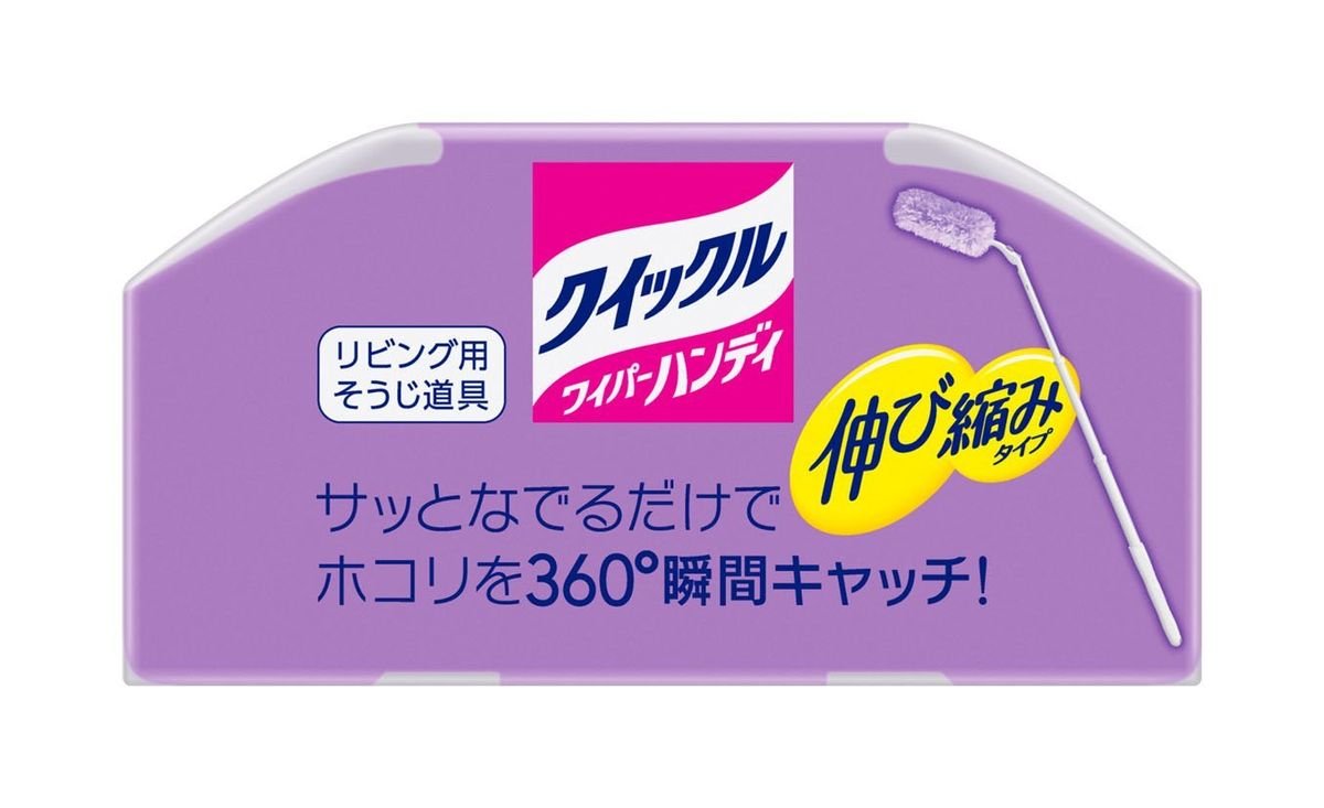 Kao Quickle Wiper Floor Cleaning Tool Handy Stretch Type Body 324252 [3-Pack] Japan - YOYO JAPAN