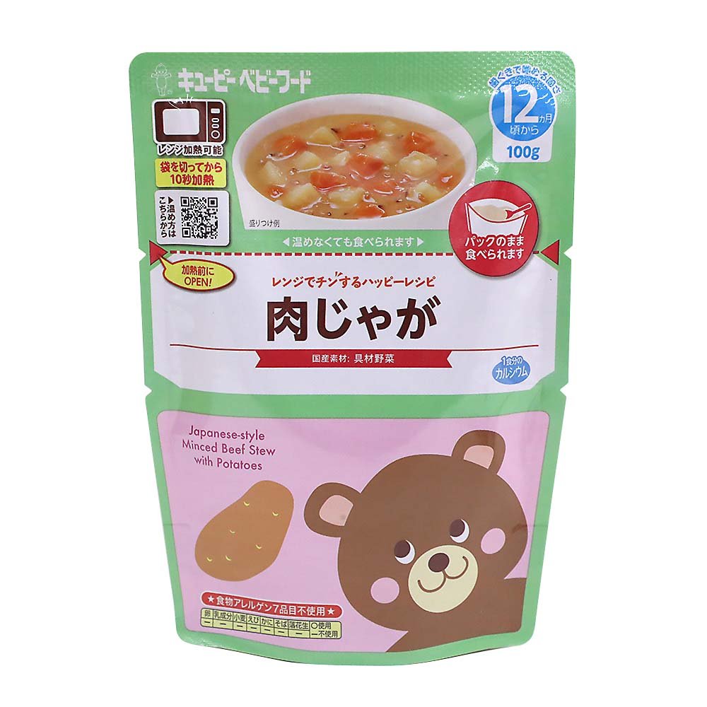 Kewpie Japanese Baby Food Nikujaga Beef & Potato Stew 12m+ 100g