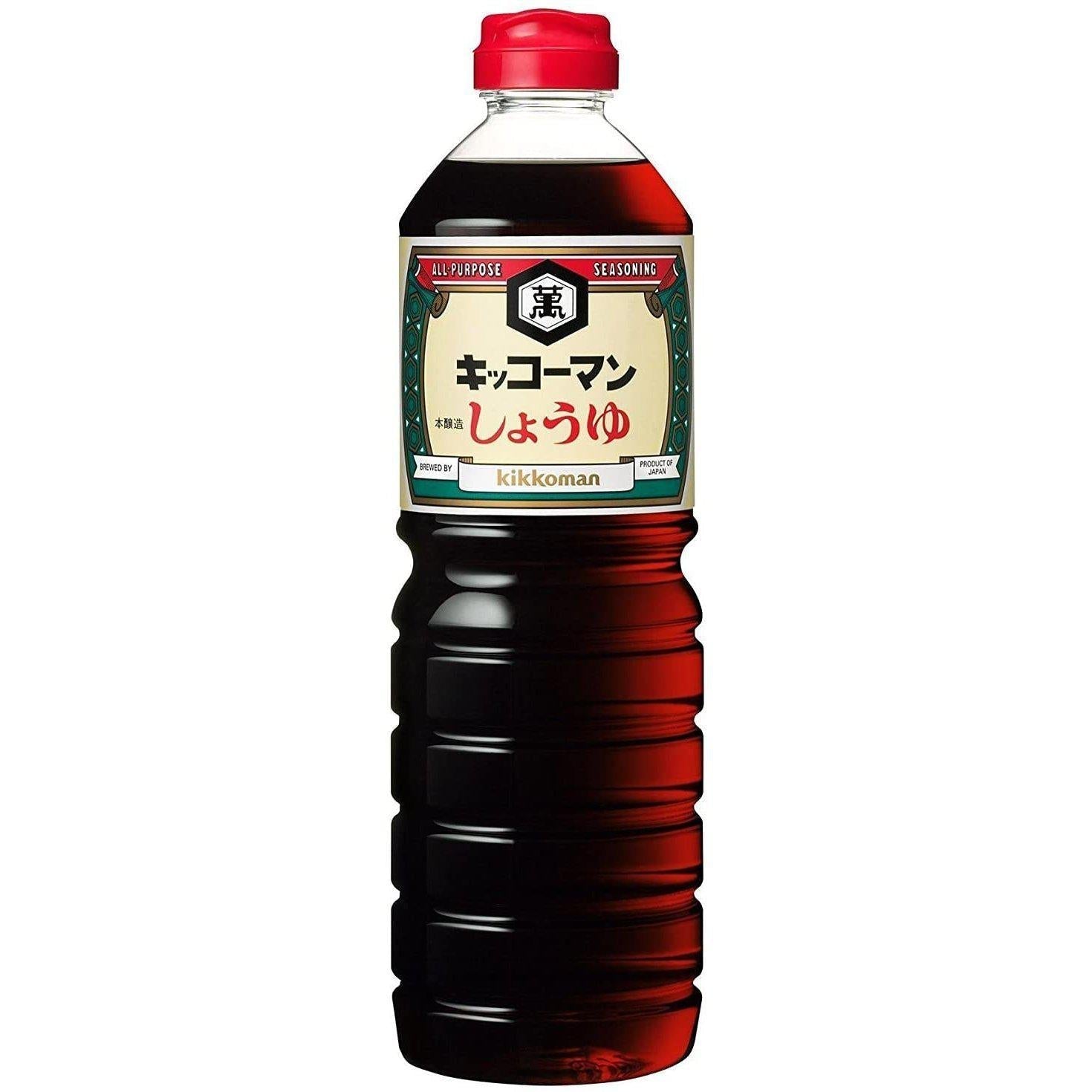 Kikkoman Koikuchi Shoyu Japanese Dark Soy Sauce 1L