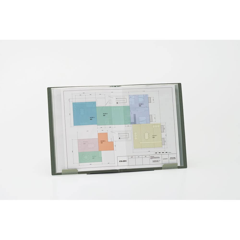 Kingjim Clear File Ziritz A4 20 Pockets Blue 8837 Japan - YOYO JAPAN