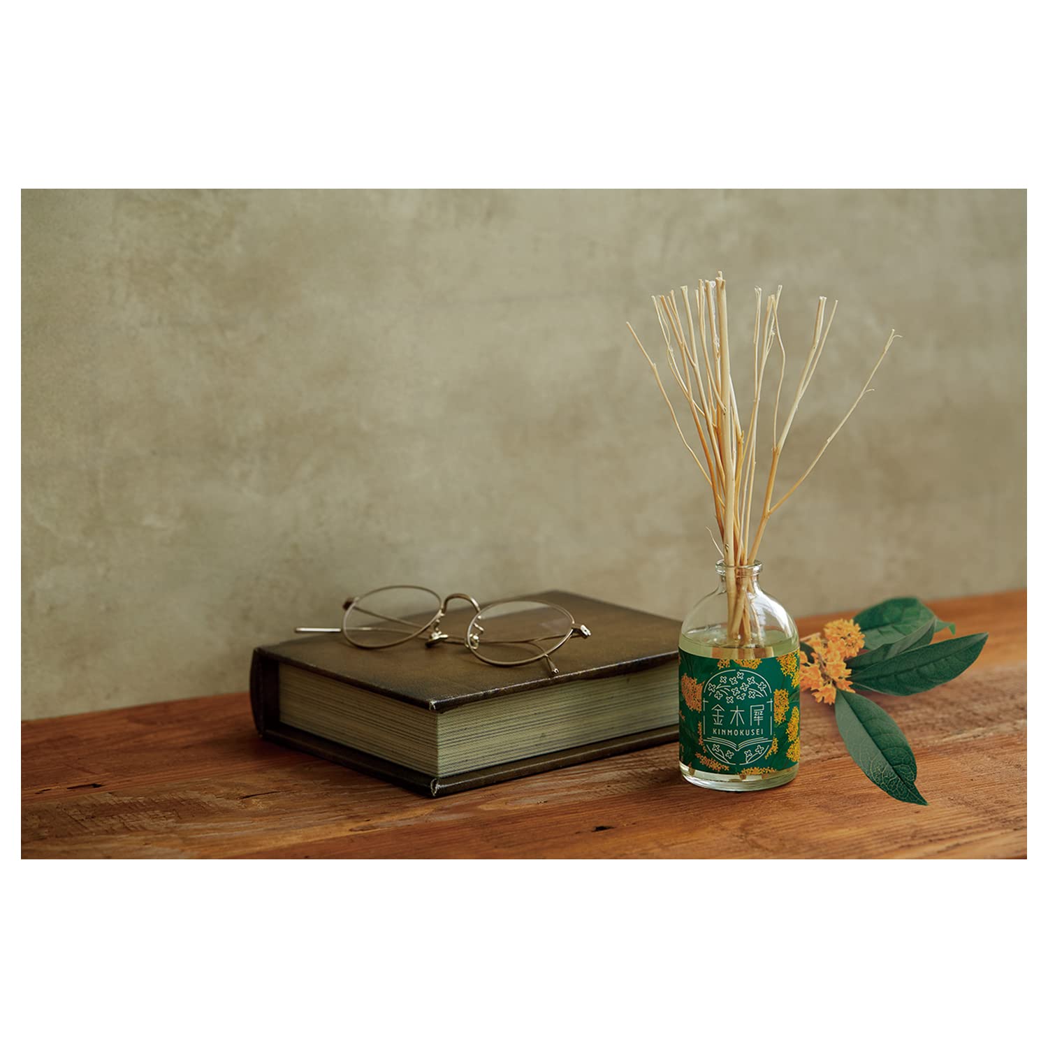 Global Product Planning Kinmokusei Reed Diffuser 100Ml Japan Osmanthus Sweet Soft Scent - YOYO JAPAN