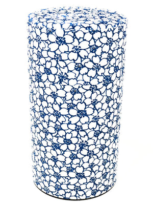 Kitsusako Kyoto-Born Yuzen Tea Can Cherry Blossom Pattern - YOYO JAPAN
