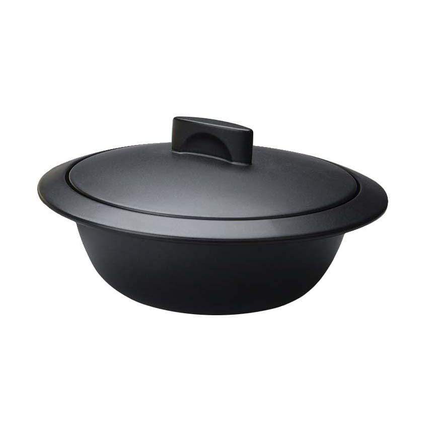 Kogiku Japan Induction Donabe Earthenware Casserole Pot Black