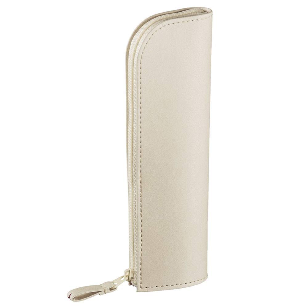 Kokuyo Japan Pen Case Slim Me White Kme-Pcwbf115W Tofu White