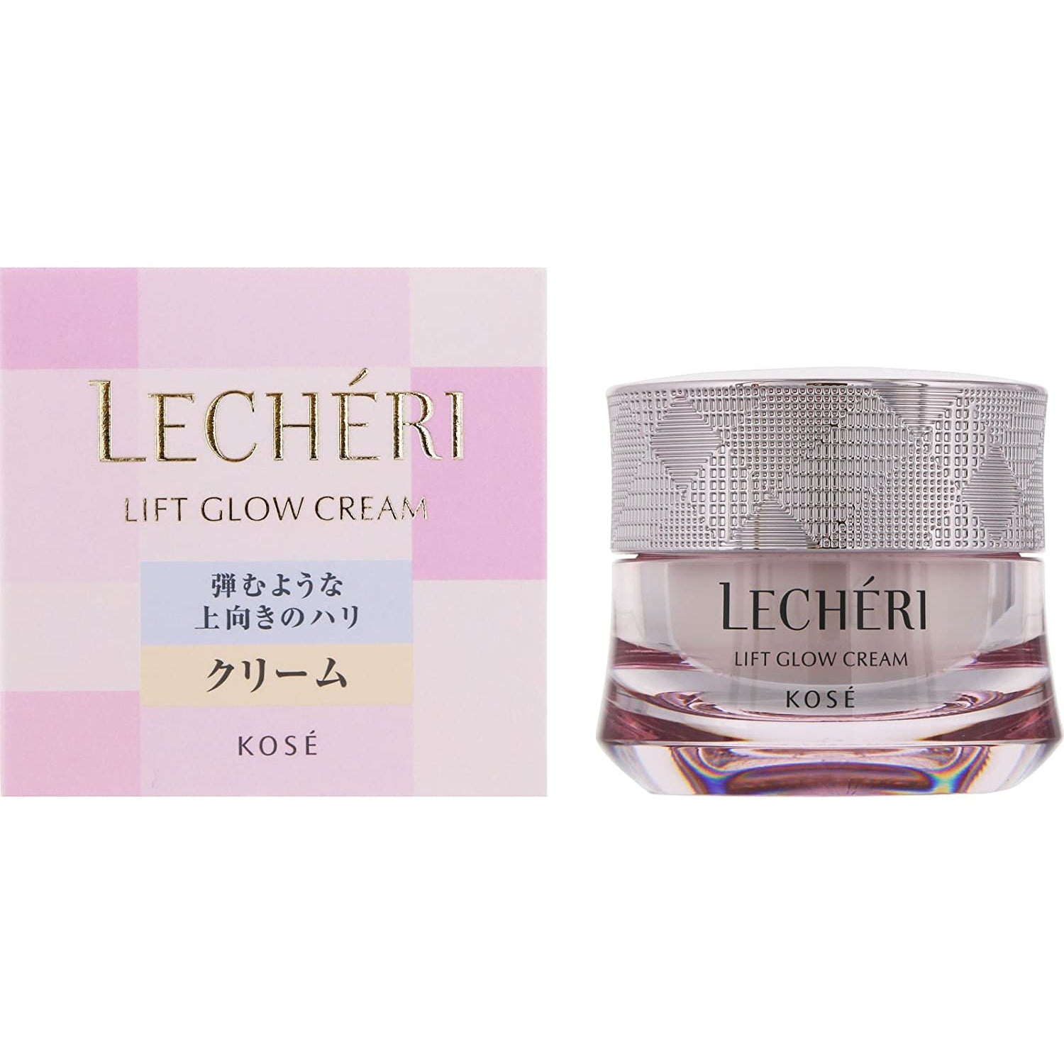 Kose Lecheri Lift Glow Cream Face Lifting Skin Glowing Cream 40g
