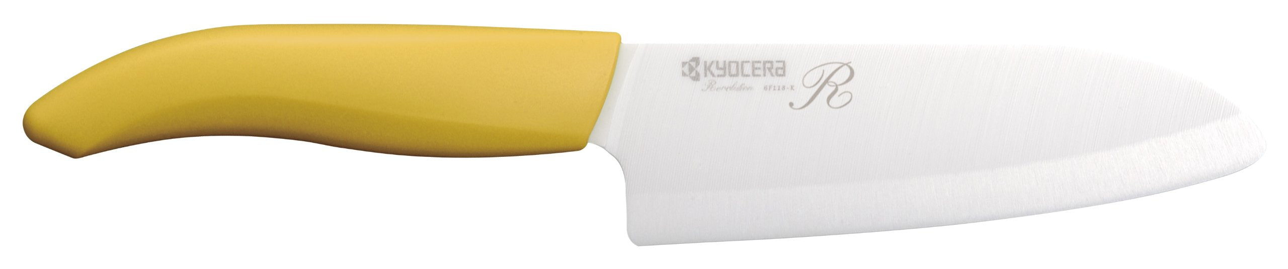 Kyocera Ceramic Knife Made In Japan - Santoku 14Cm Rust-Free Sharp & Long Lasting - Fkr-140X-Yl