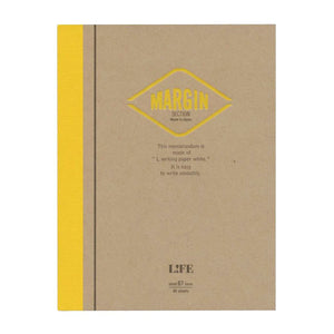 Life Margin Memo Semi B7 Grid Journal - Premium Japanese Stationery - YOYO JAPAN