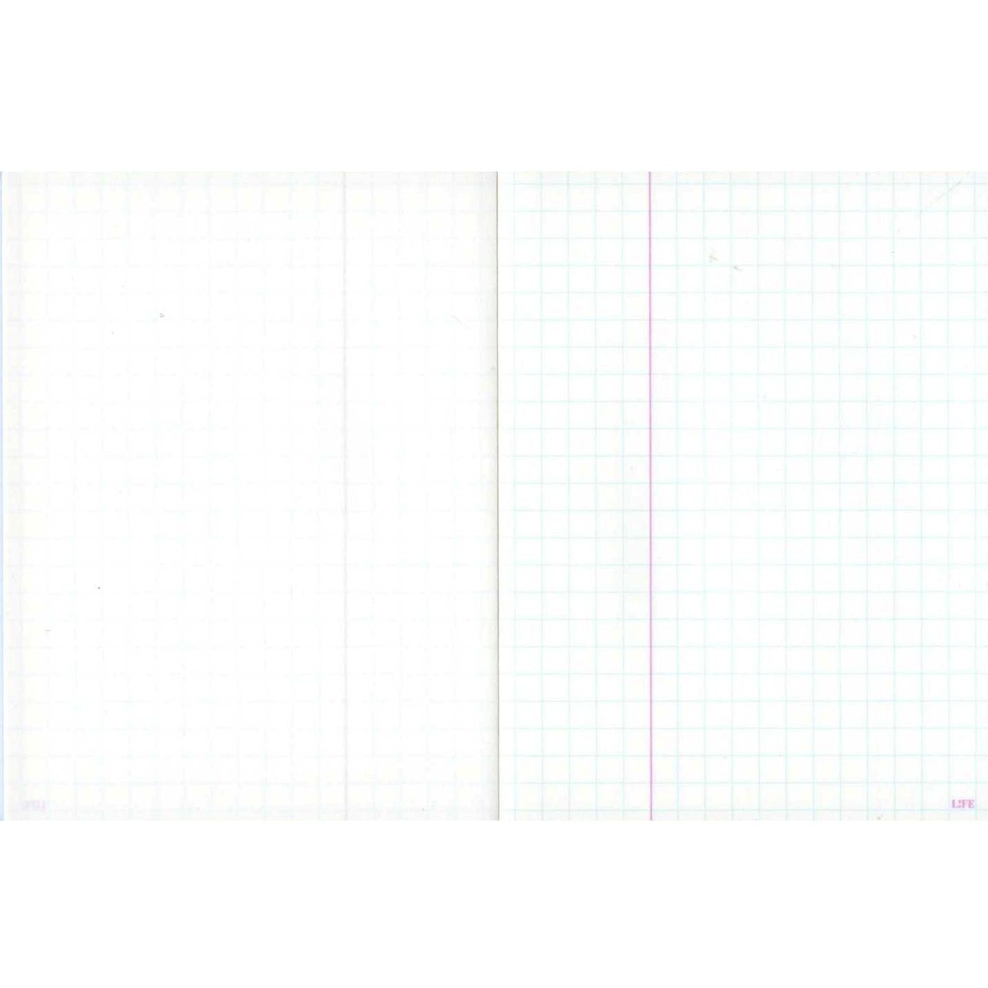 Life Margin Memo Semi B7 Grid Journal - Premium Japanese Stationery - YOYO JAPAN