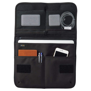 Lihit Lab Navy Cordura Flat Pouch A7768-11 - Made In Japan - YOYO JAPAN