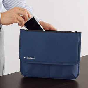 Lihit Lab Cordura Flat Pouch M Black A7767-24 Japan - YOYO JAPAN