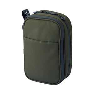 Lihit Lab Japan Cordura Tool Pouch Double Pen Pouch Olive A7765-22 - YOYO JAPAN