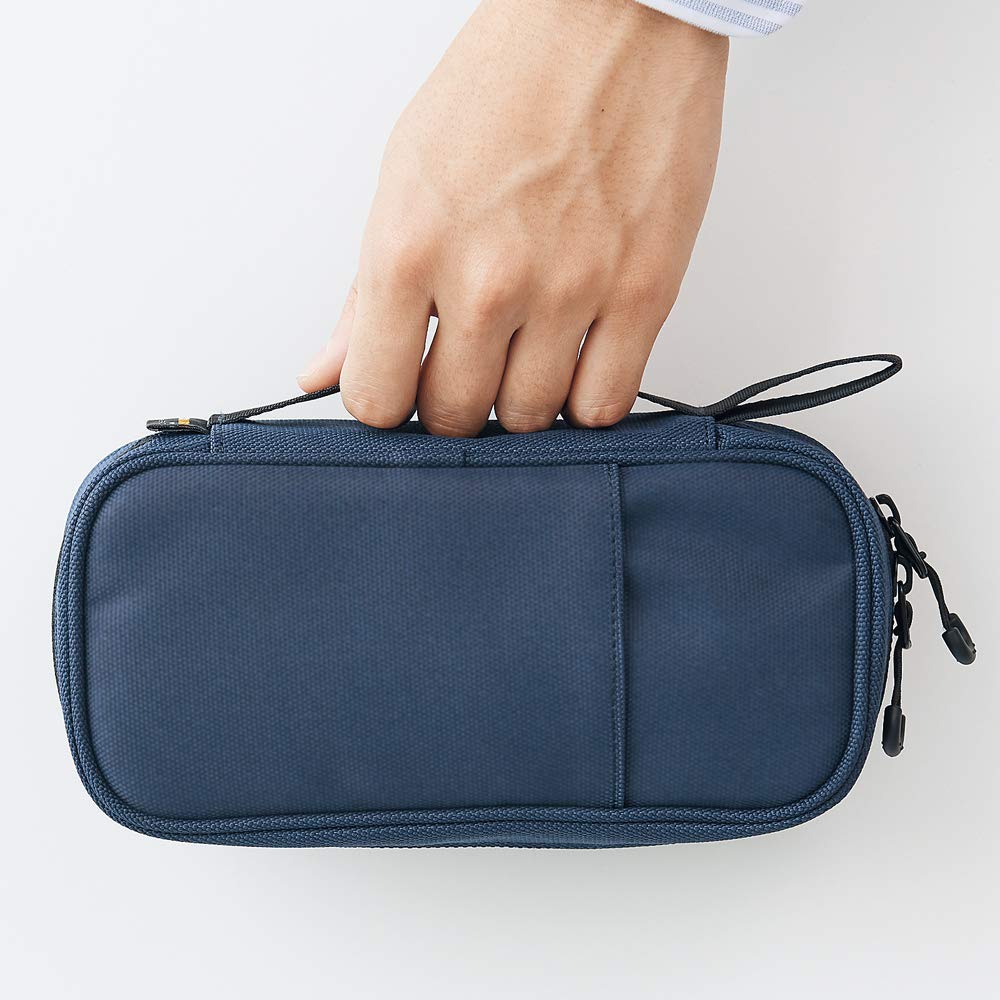 Lihit Lab Japan Cordura Tool Pen Pouch Navy A7764-11 - YOYO JAPAN