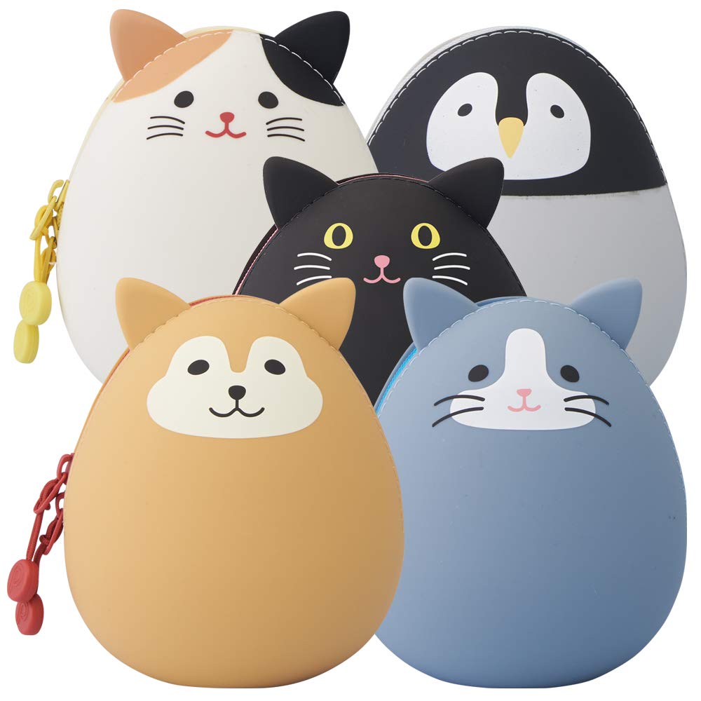 Lihit Lab Hachiwareneko A7782-4 Egg Pouch - Made In Japan - YOYO JAPAN