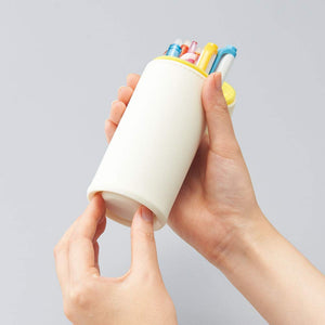 Lihit Lab Stand Pen Case Punilab Shibainu A7712-2 - YOYO JAPAN