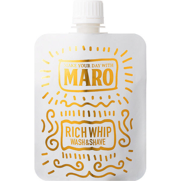 Maro Rich Whip Wash & Shave 100g - Buy Facial Cleansing And Shaving In Japan