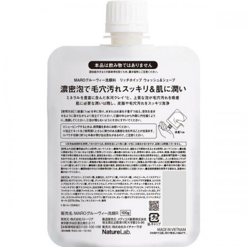 Maro Rich Whip Wash & Shave 100g - Buy Facial Cleansing And Shaving In Japan