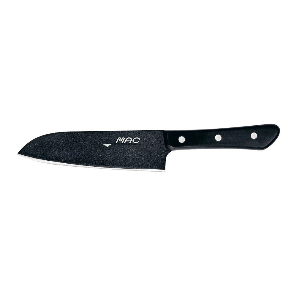 Mac Black Fluorine Coated Santoku Knife