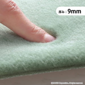 Sanko Mitsuba Toilet Seat Cover Made In Japan 9Mm Ivory Suction Washable Fluffy Type Kc-70 - YOYO JAPAN