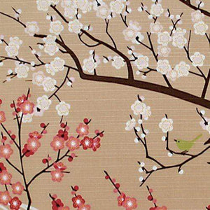 Maeda Senko Cotton Furoshiki Bento Lunch Cloth (Winter Ume Blossoms) - YOYO JAPAN