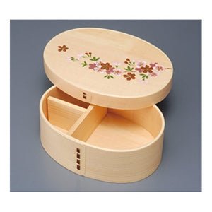 Ruozhao Magewappa Japan Single Tier Lunch Box Ph01W-2 Sakura - YOYO JAPAN