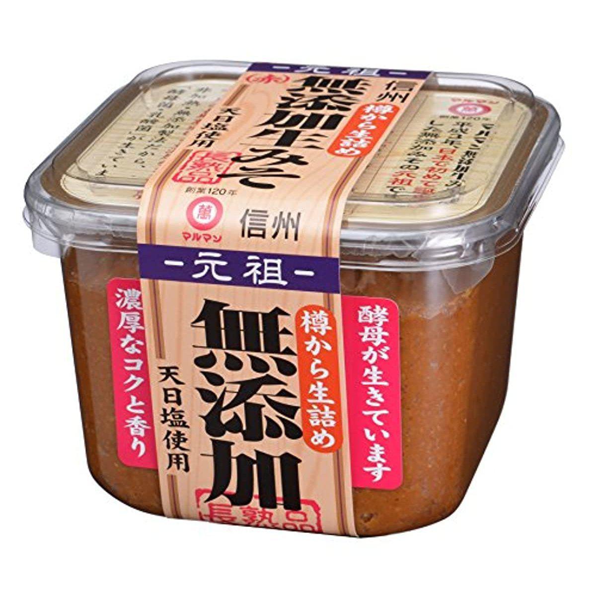 Maruman Mutenka Natural Nama Aka Red Miso Paste 750g