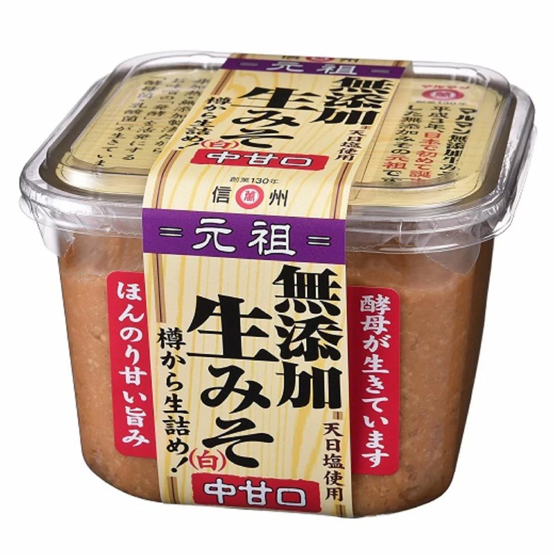 Maruman Mutenka Natural Nama Shiro White Miso Paste 750g