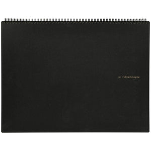 Maruman A3 Grid N167 Black Notebook - Durable & High-Quality - YOYO JAPAN