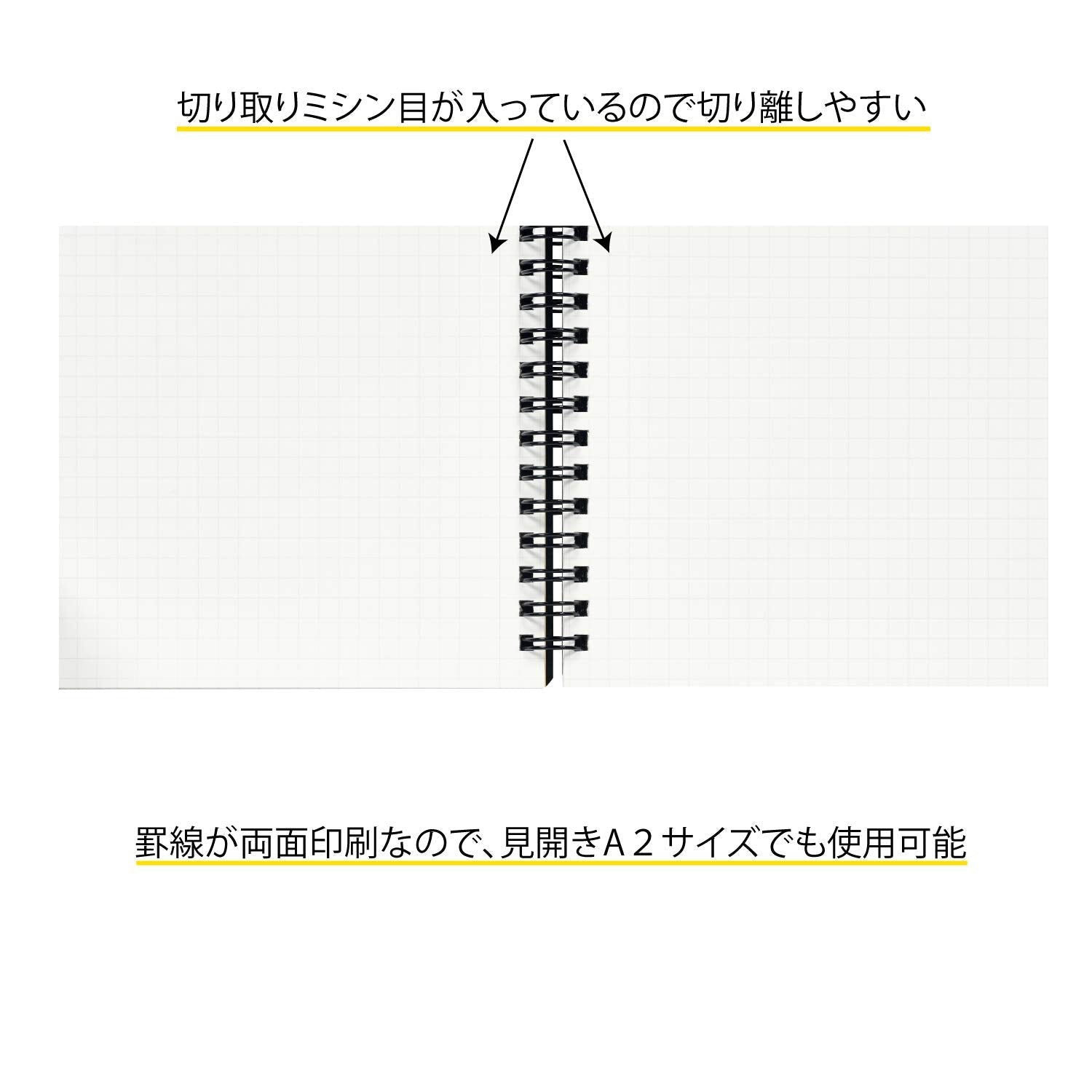 Maruman A3 Grid N167 Black Notebook - Durable & High-Quality - YOYO JAPAN