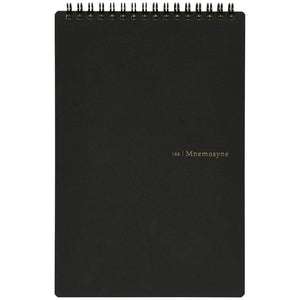 Maruman Nemosine A5 A5 Ruled Center Line Notebook Black N166 - YOYO JAPAN