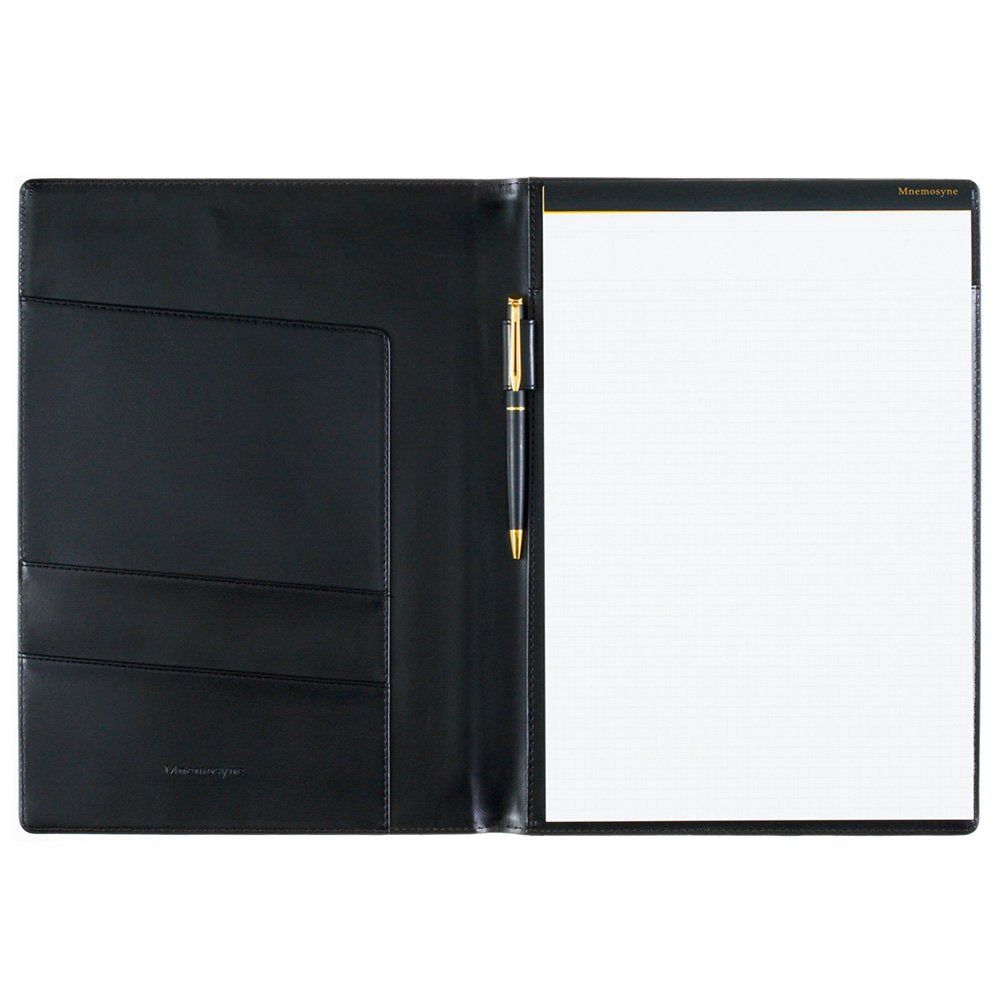 Maruman A4 Grid Notepad with PU Holder - HN187UA-05 Nemosine - YOYO JAPAN
