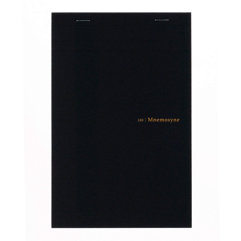 Maruman A5 Grid Notepad with PU Holder Black - Nemosine HN188UA-05 - YOYO JAPAN