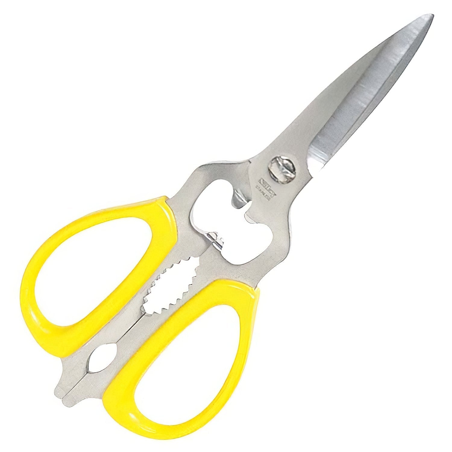 Marusho Stainless Steel Take-Apart Kitchen Scissors Yellow