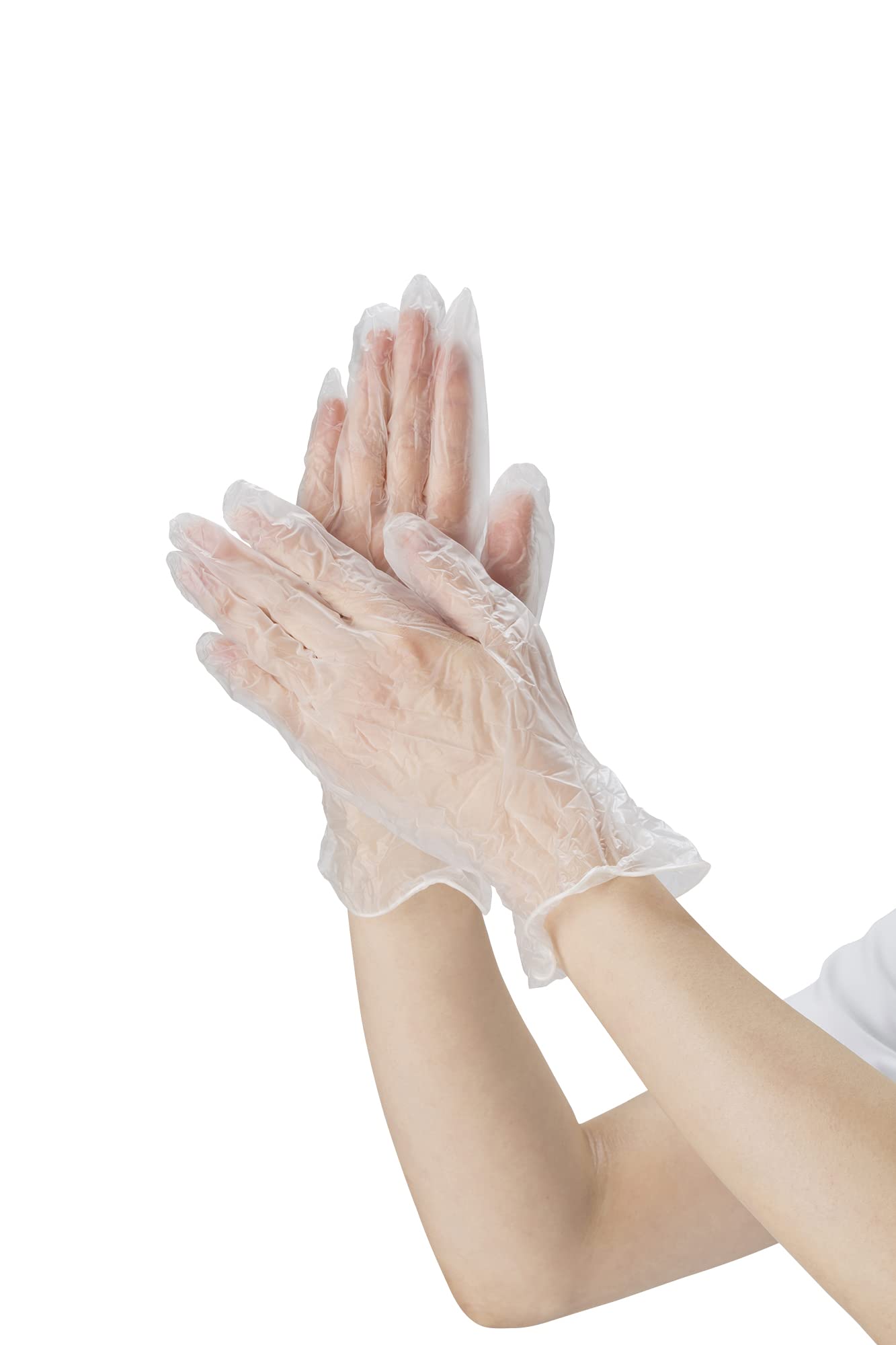 Matsuyoshi Disposable Plastic Gloves No Powder L 100Pcs Japan Hospital Adopted Pvc Powder-Free - YOYO JAPAN